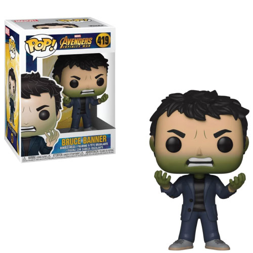 Funko POP! Marvel: Infinity War - Bruce Banner (Hulk Head) #419