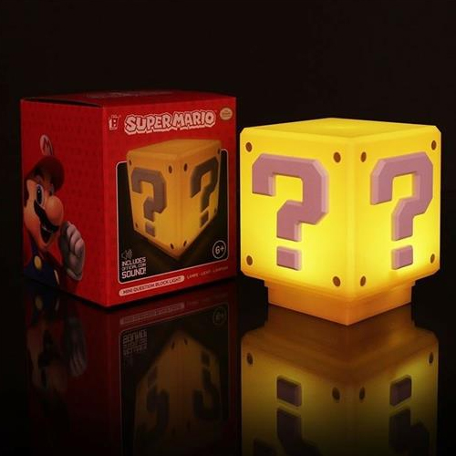 Super Mario - Mini Question Block Light with Sound