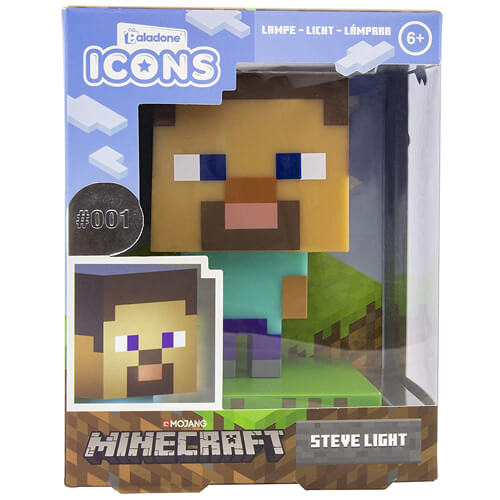Paladone Minecraft Steve Icon Light