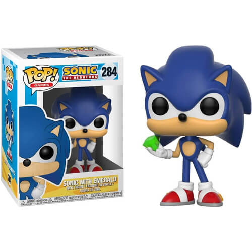 Funko Pop! Sonic The Hedgehog - Sonic With Emerald #284