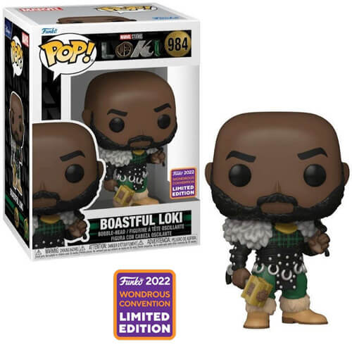 Funko POP! Loki - Boastful Loki (Wonderous Convention 2022 Limited Edition) #984 Bobble-Head