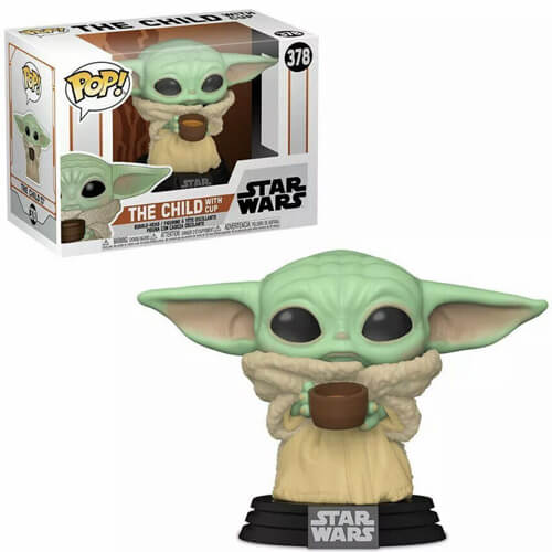 Funko Pop! Star Wars: Mandalorian - The Child With Cup #378 Bobble-Head