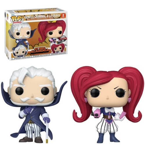 Funko Pop! 2-Pack Animation: My Hero Academia S9 - Gentle Criminal & La Brava (Special Edition)