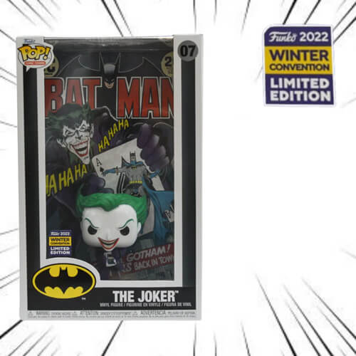 Funko Pop! DC Comic Covers: Batman - The Joker (2022 Winter Convention Limited Edition) #07