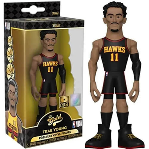 Funko Gold: NBA Hawks - Trae Young Premium Vinyl Figure CHASE