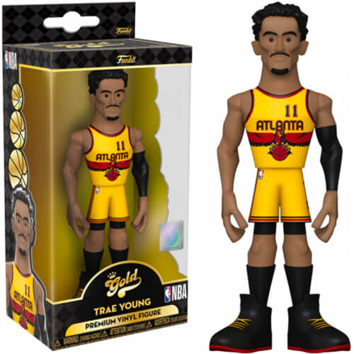 Funko Gold: NBA Hawks - Trae Young Premium Vinyl Figure