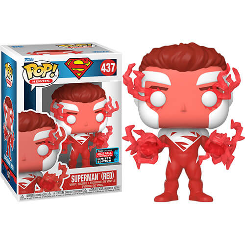 Funko Pop! Heroes DC Super Heroes - Superman (Red) (Convention Limited Edition) #437