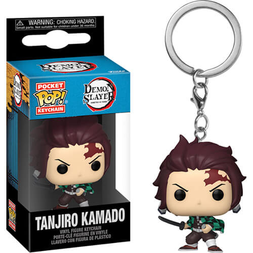 Funko Pocket Pop! Demon Slayer Kimetsu no Yaiba - Tanjiro Kamado Vinyl Figure Keychain