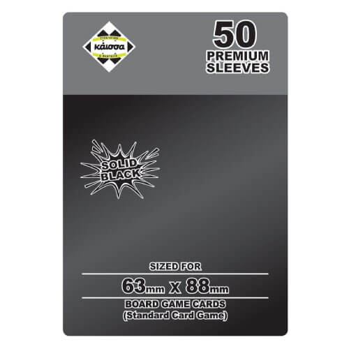 Kaissa Premium Black Card Sleeves (63x88)