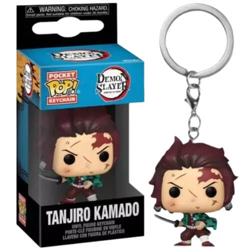 Funko Pocket Pop! Demon Slayer - Tanjiro Kamado (Bloody) Vinyl Figure Keychain
