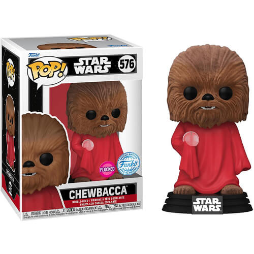Funko Pop! Star Wars - Chewbacca with Robe (Flocked) (Special Edition) #576 Bobble-Head