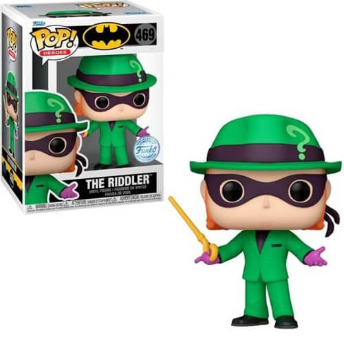 Funko Pop! DC Super Heroes Comics Batman - The Riddler (Arkhamverse) (Special Edition) #469