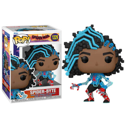 Funko Pop! Spider-Man Across The Spider-Verse - Spider-Byte #1229 Bobble-Head