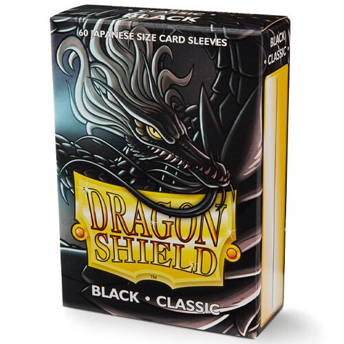 Dragon Shield Japanese Size Sleeves - Black Classic (60)