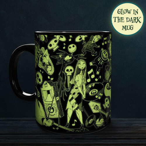 Nightmare Before Christmas Glow in the Dark Mug XL - Image 2