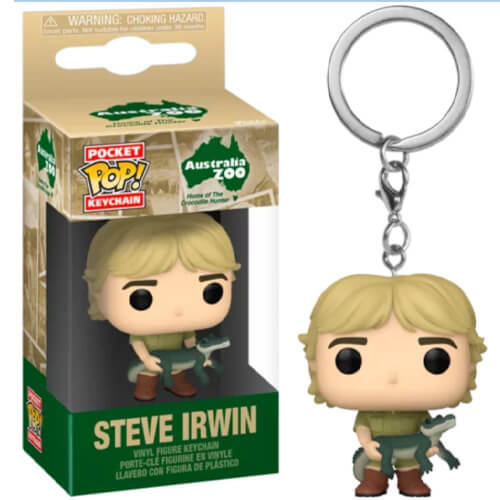 Funko Pocket Pop!: Australia Zoo - Steve Irwin Vinyl Figure Keychain