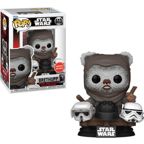 Funko Pop! Star Wars: Return of the Jedi 40th - Brethupp (with Helmets) (Gamestop Exclusive) #613 Bobble-Head