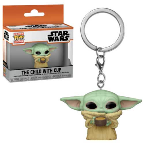 Funko Pocket Pop!: The Mandalorian - The Child with Cup Vinyl Figure Keychain