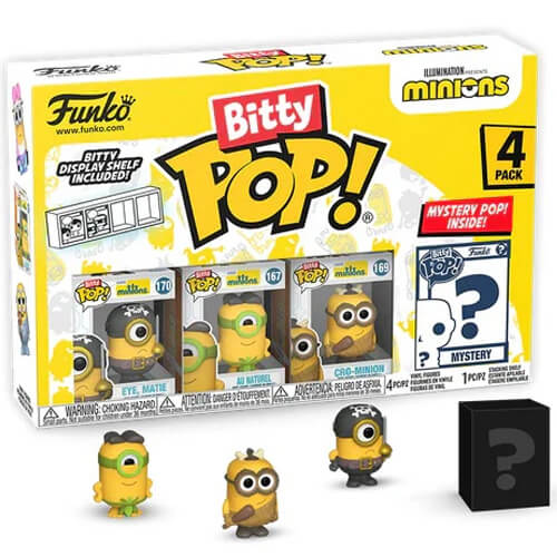 Funko Bitty Pop! 4-Pack Minions - Eye Matie