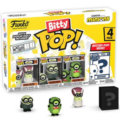 Funko Bitty Pop! 4-Pack Minions - Frankenbob
