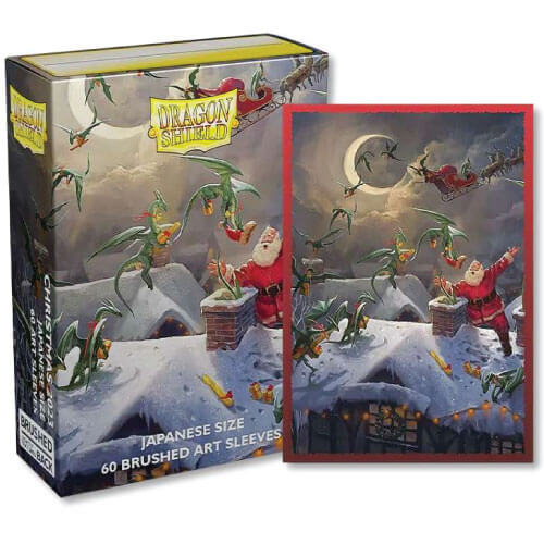 Dragon Shield Japanese Size Brushed Art Christmas (60)