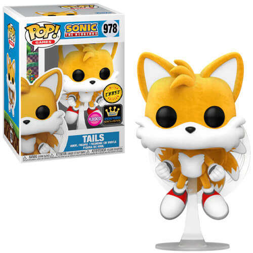 Funko Pop! Sonic The Hedgehog - Tails (Flying) (Specialty Series) (Flocked) #978 CHASE