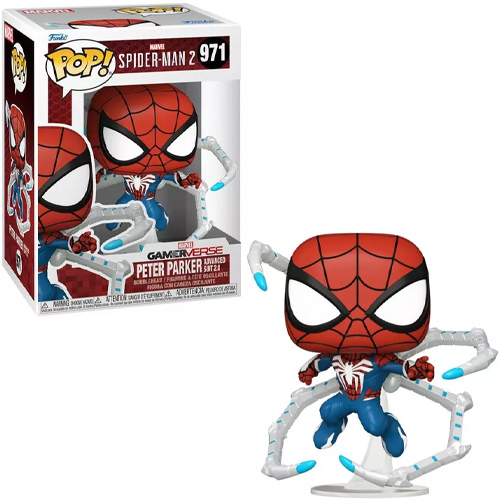 Funko Pop! Spider-Man 2 - Peter Parker (Advanced Suit 2.0) #971 Bobble-Head