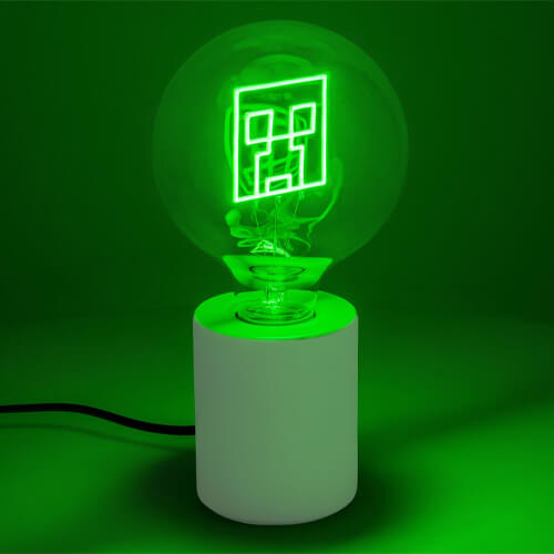 Paladone Minecraft Creeper LED Neon Bulb Lamp