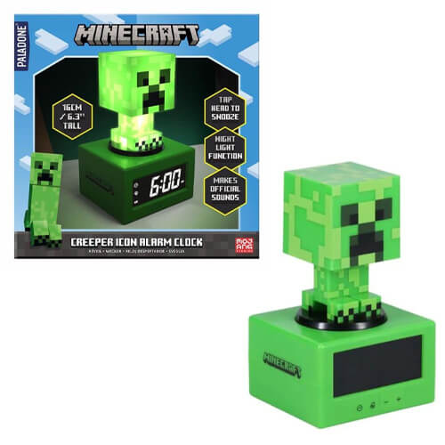 Paladone Minecraft Creeper Icon Alarm Clock