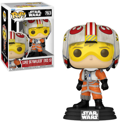 Funko Pop! Disney: Star Wars - Luke Skywalker (Red 5) #763 Bobble-Head