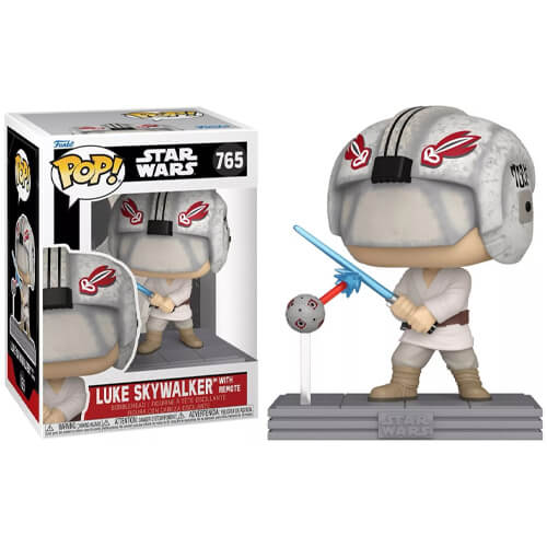 Funko Pop! Disney: Star Wars - Luke Skywalker with Remote #765 Bobble-Head