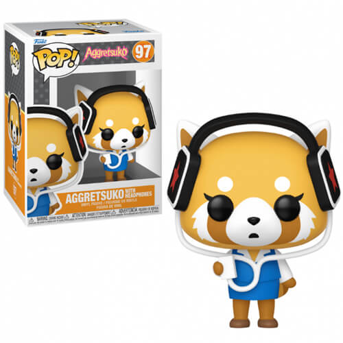 Funko Pop! Sanrio: Aggretsuko - Aggretsuko with Headphones #97