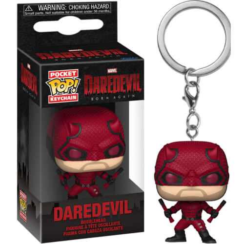 Funko Pocket Pop! Marvel: Daredevil Born Again - Daredevil Bobble-Head Vinyl Figure Keychain