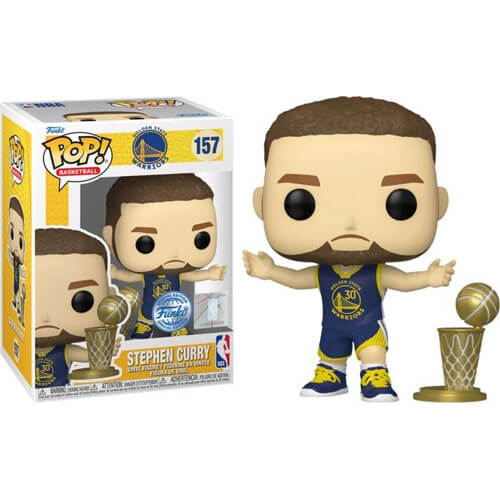 Funko Pop! NBA: Golden State Warriors - Stephen Curry (Throwback) (Special Edition) #157