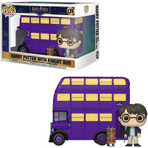 Funko Pop! Rides Super Deluxe: Harry Potter with Knight Bus #139