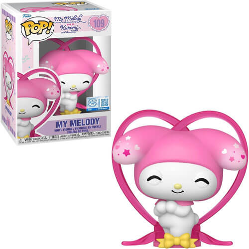 Funko Pop! Hello Kitty (50th Ann.) Kuromi (20th Ann.) - My Melody (with Ribbon) (Special Edition) #109