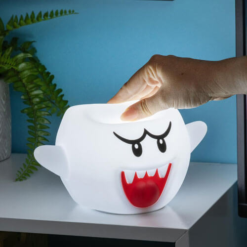 Paladone SquishyGlo Super Mario - Boo Silicone Light Rechargable