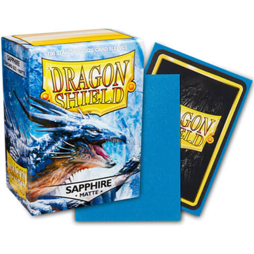 Dragon Shield Standard Size Sleeves Sapphire Matte (100)