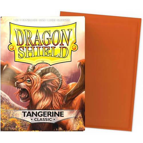 Dragon Shield Standard Size Sleeves Tangerine (60)
