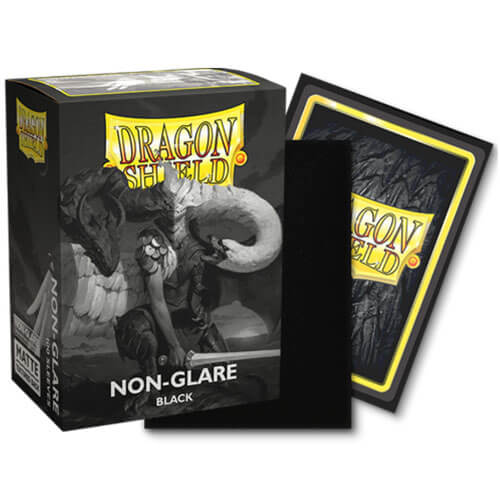 Dragon Shield Standard Sleeves Non-Glare Black V2 [Matte] (100)
