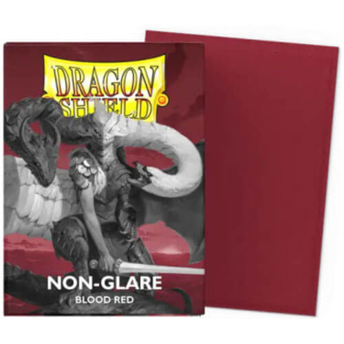 Dragon Shield Standard Sleeves Non-Glare Blood Red [Matte] (100)