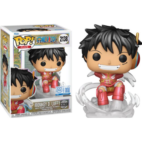 Funko Pop! Plus: One Piece - Monkey D.Luffy (Egghead) (Metallic) (Special Edition) #2138