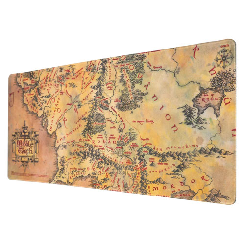 Pyramid - The Lord Of The Rings (Middle Earth  Map) Desk Mat