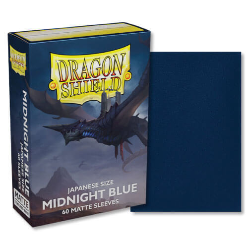 Dragon Shield - Japanese Size Sleeves [Matte] Midnight Blue (60)
