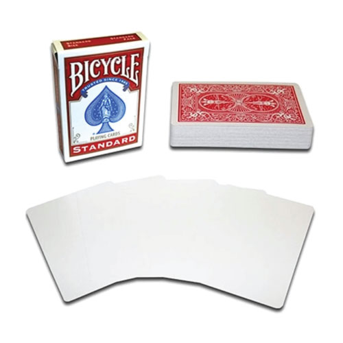 Bicycle Magic Blank Back Playing Card Deck