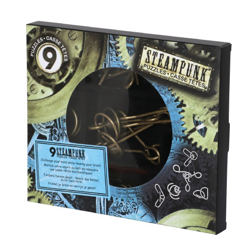 Steampunk Puzzle Blue