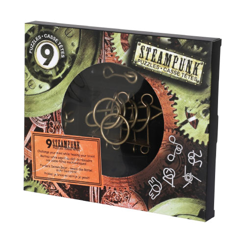 Steampunk Puzzle Red