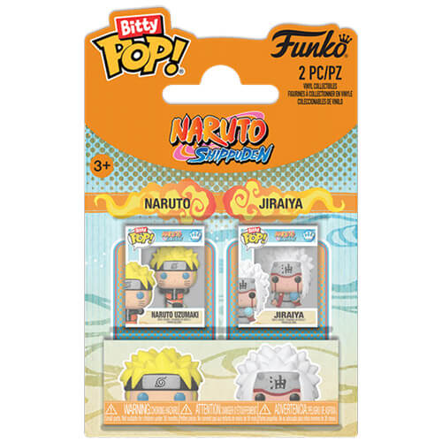 Funko Bitty Pop! 2-Pack: Naruto Shippuden - Naruto & Jiraiya