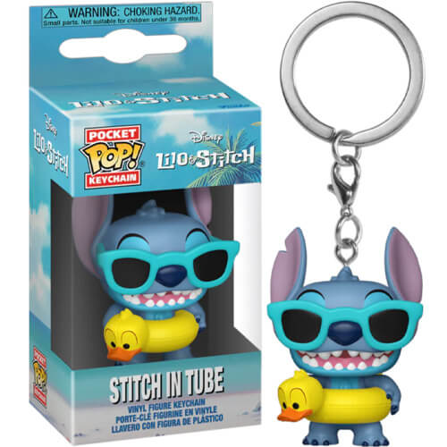 Funko Pocket Pop! Disney: Lilo & Stitch - Stitch In Tube Vinyl Figure Keychain