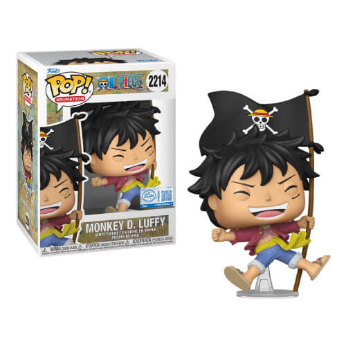 Funko Pop! One Piece - Monkey D. Luffy (with Flag) (Special Edition) #2214
